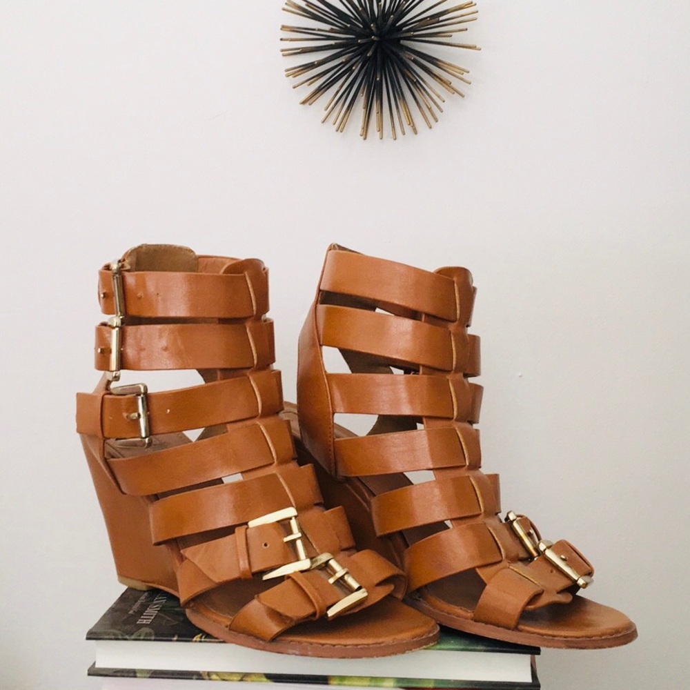 “Sharron” Wedge Heels